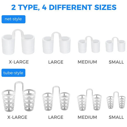 Anti Snoring Sleep Nose Clip Snore Stop Aid Nasal Dilators Device Congestion Aid No Strips Cones Sleeping Aid Device