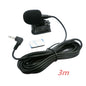 Car Audio Microphone 3.5mm Clip Jack Plug Mic Stereo Mini Wired External Microphone For Auto DVD Radio 3m Long Professionals