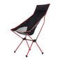 Outdoor Portable Camping Chair Oxford Cloth Folding Lengthen Camping Seat for Fishing BBQ Festival Picnic Beach Ultralight Chair