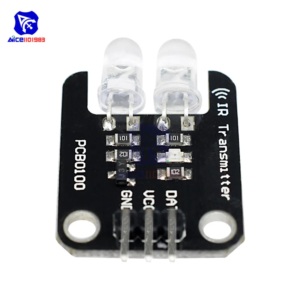 diymore PCB0100 2 Channel Infrared Transmitter Module IR Transmitter for Arduino Electronic Building Blocks