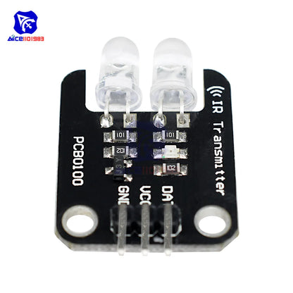 diymore PCB0100 2 Channel Infrared Transmitter Module IR Transmitter for Arduino Electronic Building Blocks