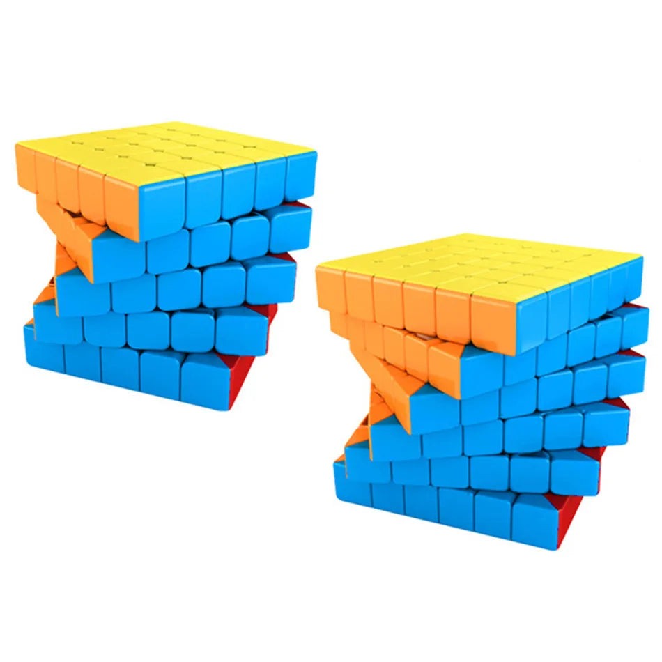 MOYU Speedcube Meilong Magic Cube Stickerless 4x4 5x5 6x6 7x7 8x8  Speed Puzzle Cubes Toys Gift