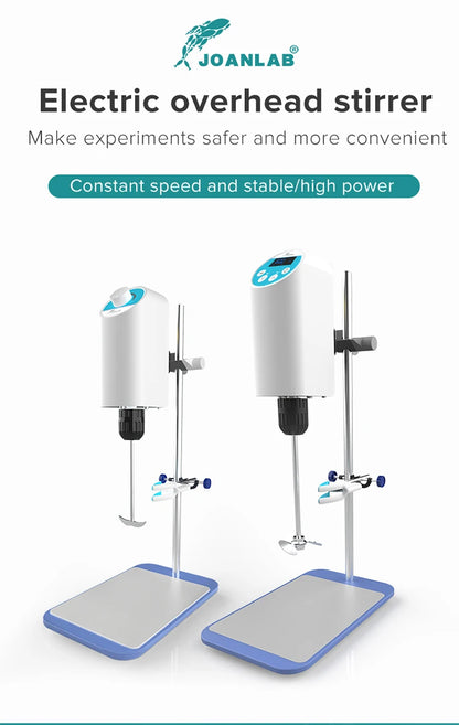 JOANLAB Official Store Laboratory Stirrer Electric Stirrer Digital Display Overhead Stirrer Lab Mixer Lab Equipment 110V To 220V