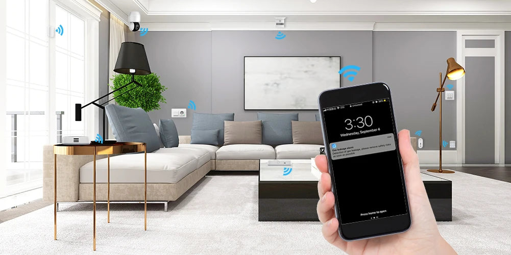 Moes Tuya ZigBee 3.0 Smart Gateway Hub Smart Home Bridge Smart Life APP Wireless Remote Controller Works with Alexa Google Home