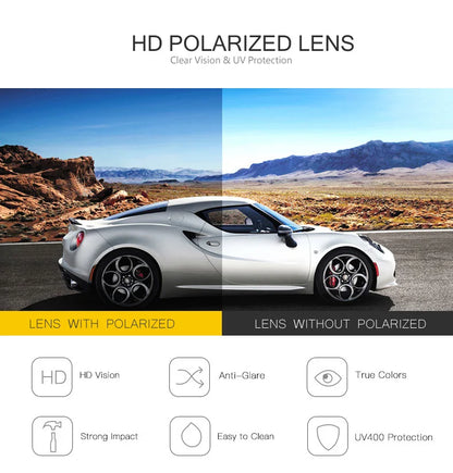 AOWEAR Aviation Polarized Sunglasses Men Driving Mirror Sun Glasses Male Brand Design Classic Pilot Eyewear Oculos Gafas De Sol