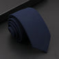 Mens Classic Cotton Ties High Quality Handmade Skinny 6CM Neck Tie Plaid Solid Color Striped Narrow Business Shirt Accessories
