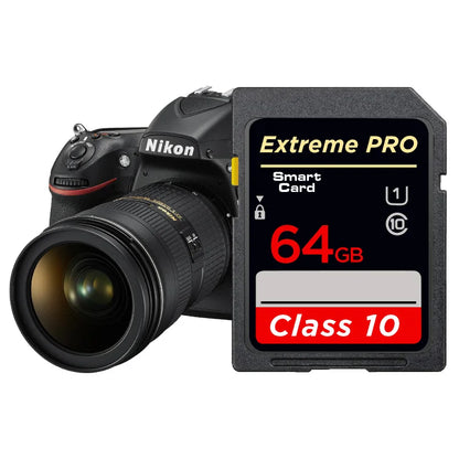 Camera SD 128GB 256GB 512GB Flash Memory Card 32GB 64GB U1 SD Cards Class 10 tarjeta slr SD Card U3 UHS-I 16GB for SLR