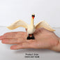 Simulated Bald Eagle Owl pelican Parrot Swan Birds Hand Painted Model Toy Figurine for Kids' Collection Science Educational Toys