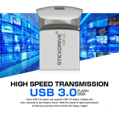 Mini usb 3.0 Flash Drive 128GB 64GB 32GB 16GB high speed usb флэш-накопители memory Flash USB3.0 Stick small u disk