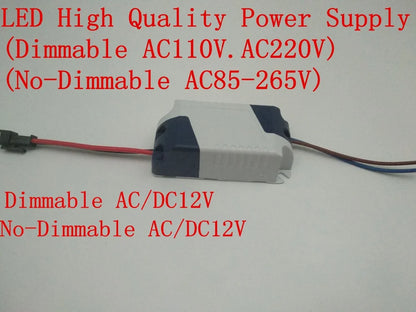 LED Downlight  10PCS Dimmable  220V 3-color dimming LED downlight  5W 7W 9W 12W 15W Recessed in LED Ceiling Downlight Light Lamp