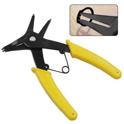 2 in 1 Snap Ring Plier 4 Way Type Circlip Pliers  Multifunctional  Hand Tool