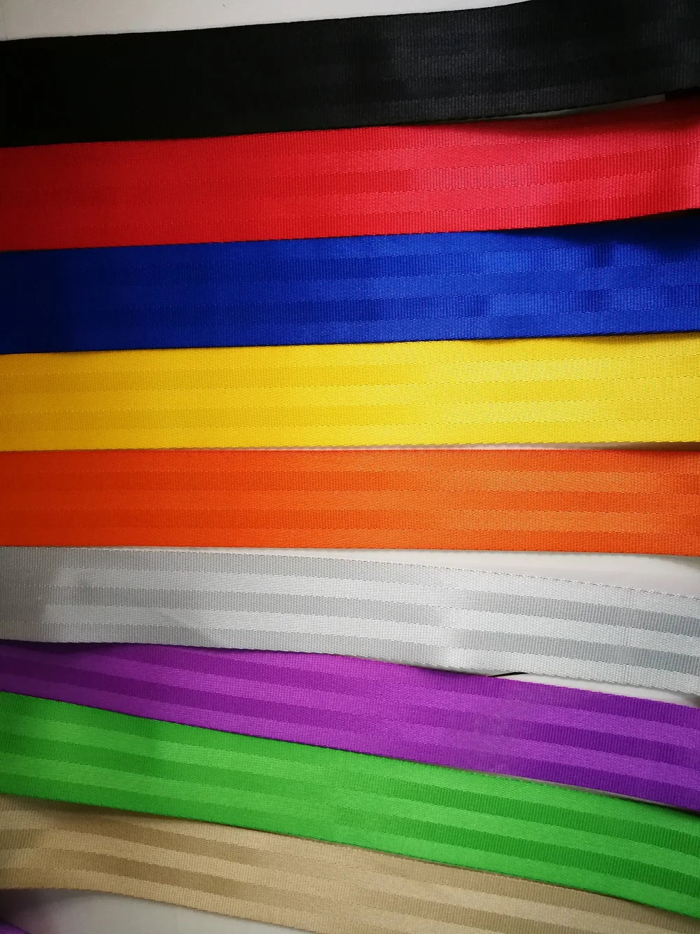 38 Colors 3.6M/Roll Car Modified Seat Belt Webbing Car High-Strength Polyester Seat Safety Belts Car Accessories