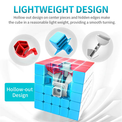 MOYU Speedcube Meilong Magic Cube Stickerless 4x4 5x5 6x6 7x7 8x8  Speed Puzzle Cubes Toys Gift