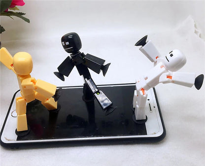 Suction Cup Sucker Sticky Robot Toys Collectable Action Figures Toy Create Stop Motion Animation Great for Kids Ages 4+