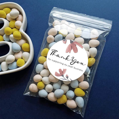 500pcs 1.5 Inch "Thank You For Your Order" Kraft Paper Sticker  Envelope Seal Label For DIY Biscuit / Candy Packaging Sticker