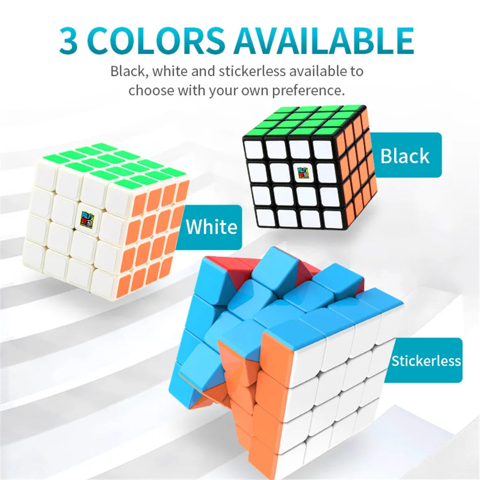 MOYU Speedcube Meilong Magic Cube Stickerless 4x4 5x5 6x6 7x7 8x8  Speed Puzzle Cubes Toys Gift