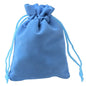 25/50pcs/Lot Golden Color Edge Velvet Jewelry Gift Bag 5x7 7x9 9x12cm Drawstring Wedding Display Sweets Packing Bag Wholesale