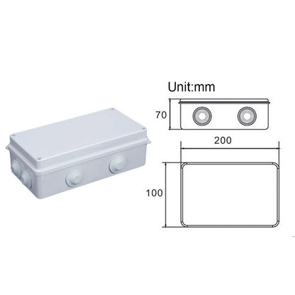 RA RT Wholesale ABS Plastic IP65 IP55 Waterproof Junction Box DIY Outdoor Electrical Connection Box Cable Branch Box