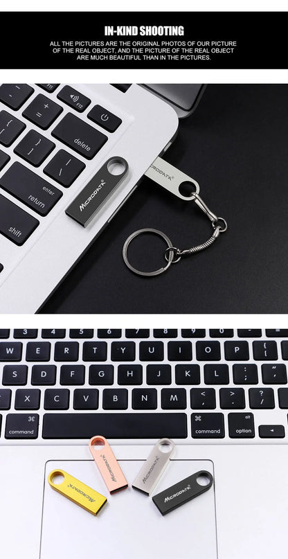 Super thin Key Usb Flash Drive 4GB 8GB 16gb 32gb 64GB 128GB Memory USB Stick USB Pendrive Flash Stick Pen Drive