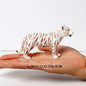 Realistic Wild Animals Model White Tiger,Lions,Leopard,Panther,Cheetah Educational Jungle Animals Figures Model Figurines Set