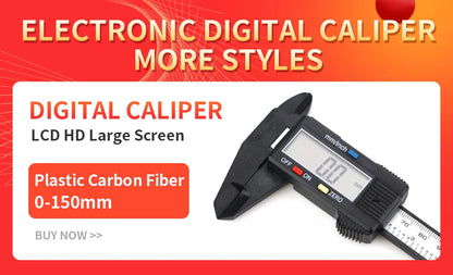 Metal Caliper Digital Pachometer Professional Vernier Caliber Measuring Tools Woodworking Thickness Gauge Depth Electronic Ruler