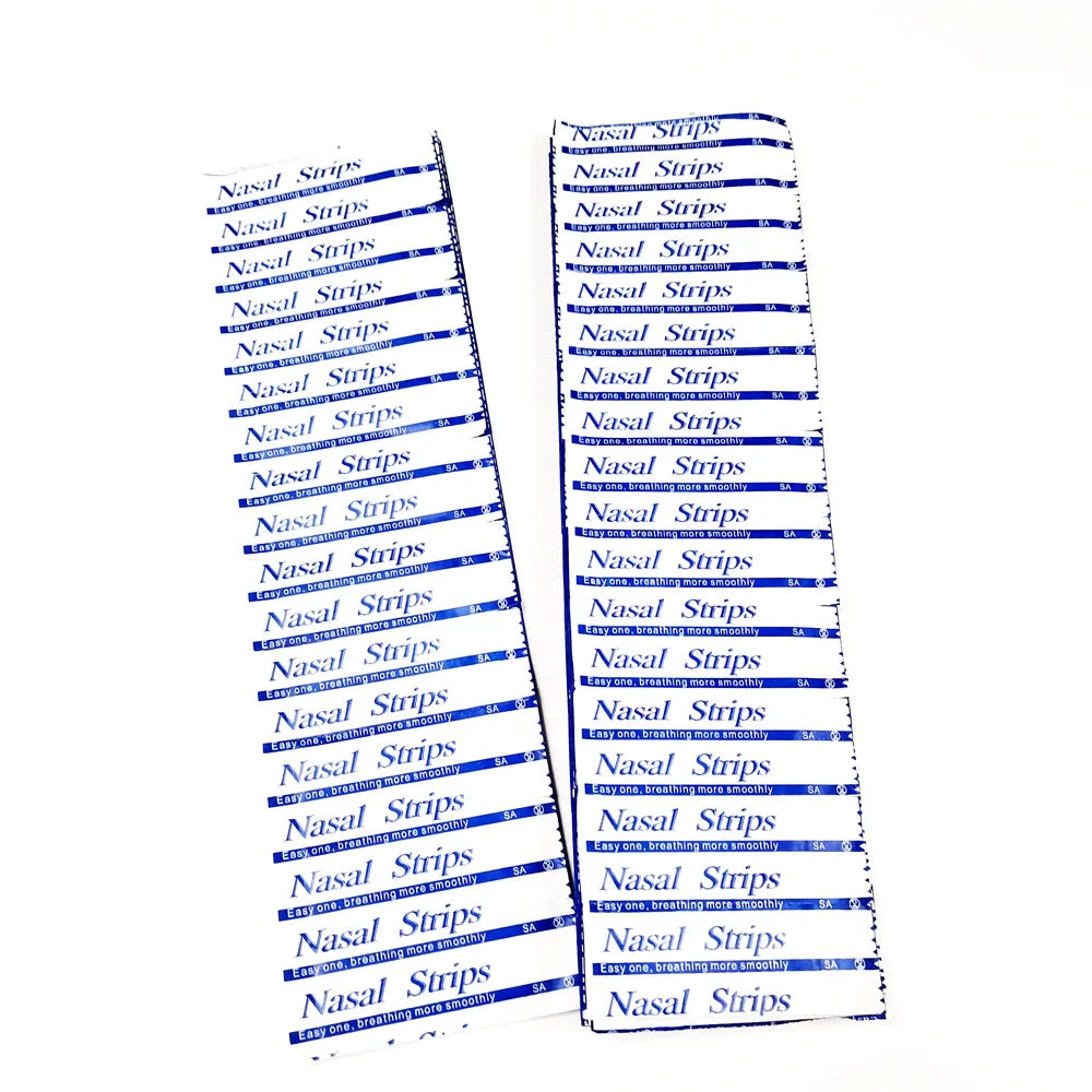 50PCS Breath Nasal Strips Right Aid Stop Snoring Nose Patch Good Sleeping Patch Product Easier Breath Random Pattern