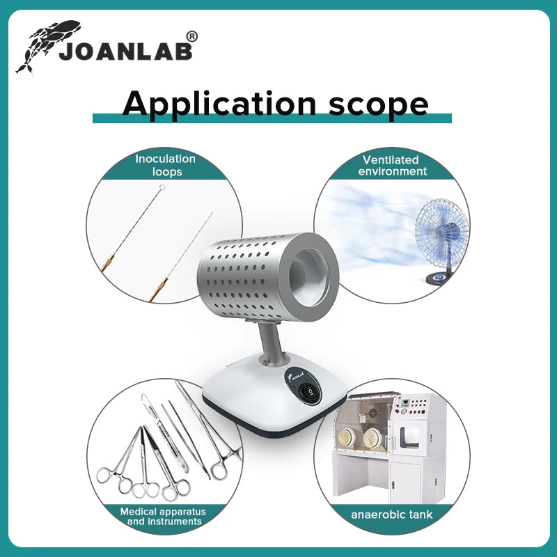 Infrared Sterilizer Bacti-Cinerator Inoculation Loop Sterilizer High Temperature Disinfection Rapid Sterilizer Lab Equipment