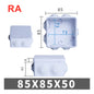 RA RT Wholesale ABS Plastic IP65 IP55 Waterproof Junction Box DIY Outdoor Electrical Connection Box Cable Branch Box
