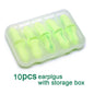 10Pcs Sleep Ear Plugs Noise Reduction Sound Insulation Earplugs Soundproof for Sleep Anti-Noise Sleeping Aid Ear Care Reusable