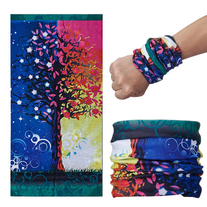 Outdoor seamless magic headband men and women cycling headscarf mask neckerchief  cover windproof scarf