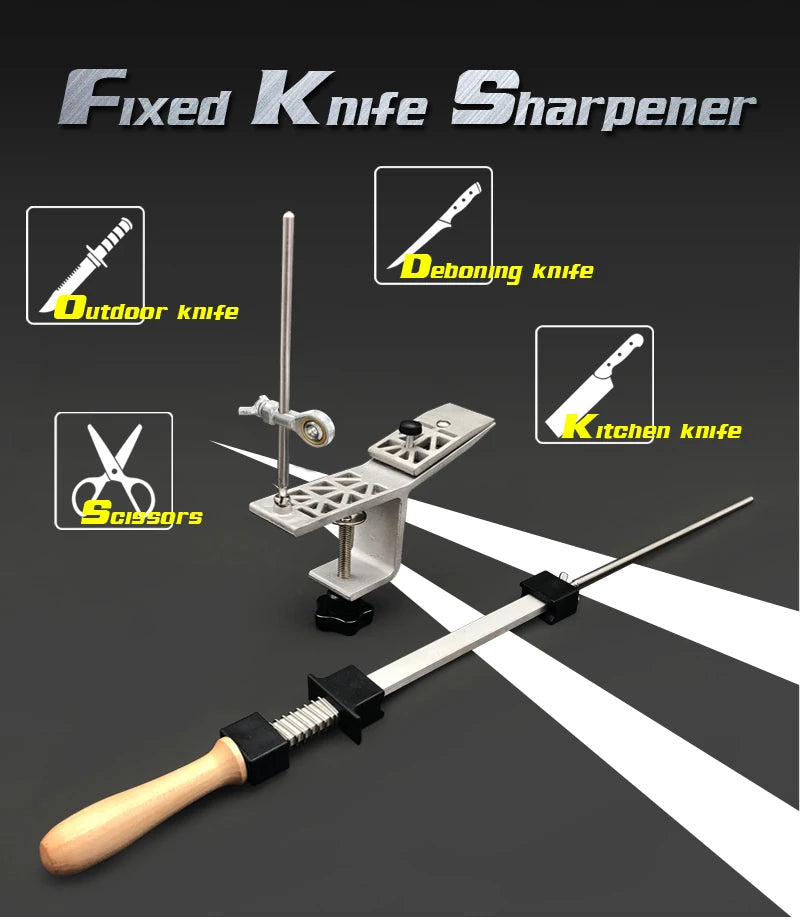 Angle Fixed Knife Sharpener Professional Sharpening Stone Kitchen Grinding System Honing Diamond Grinder Woodwork Tool Whetstone