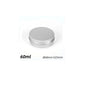 5ml-250ml Cosmetic Aluminum Cans Aluminum Boxes Silver Aluminum Tins Cans Screw Top Round Candle Spice Tins Cans Lid Containers