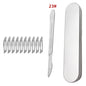 Carbon Steel Carving Metal Scalpel handle 11# 23# Engraving Craft knive Non-Slip Surgical Scalpel Knife Paper Cutting Tool Knife