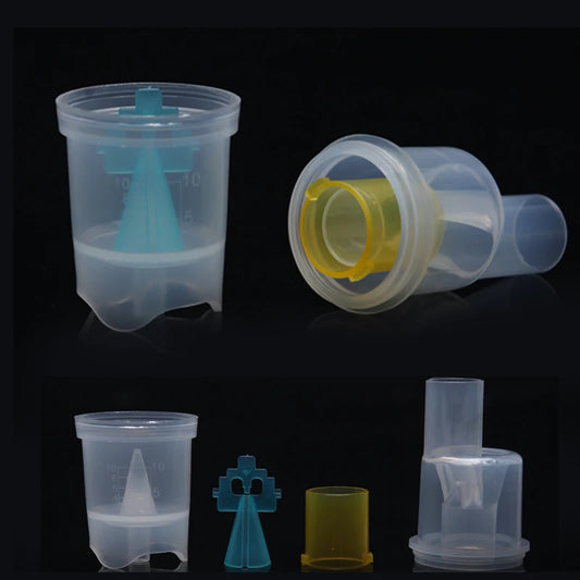 New 10ml Nebulizer Nhaler Parts Atomized Cup Inhaler Compressor Part Spray Injector Parts for Adult Child Family