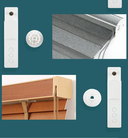 Zemismart Zigbee Smart Roller Shade Driver Electric Blinds Motor Power By Battery Works with Tuya Alexa Google Home Yandex Voice
