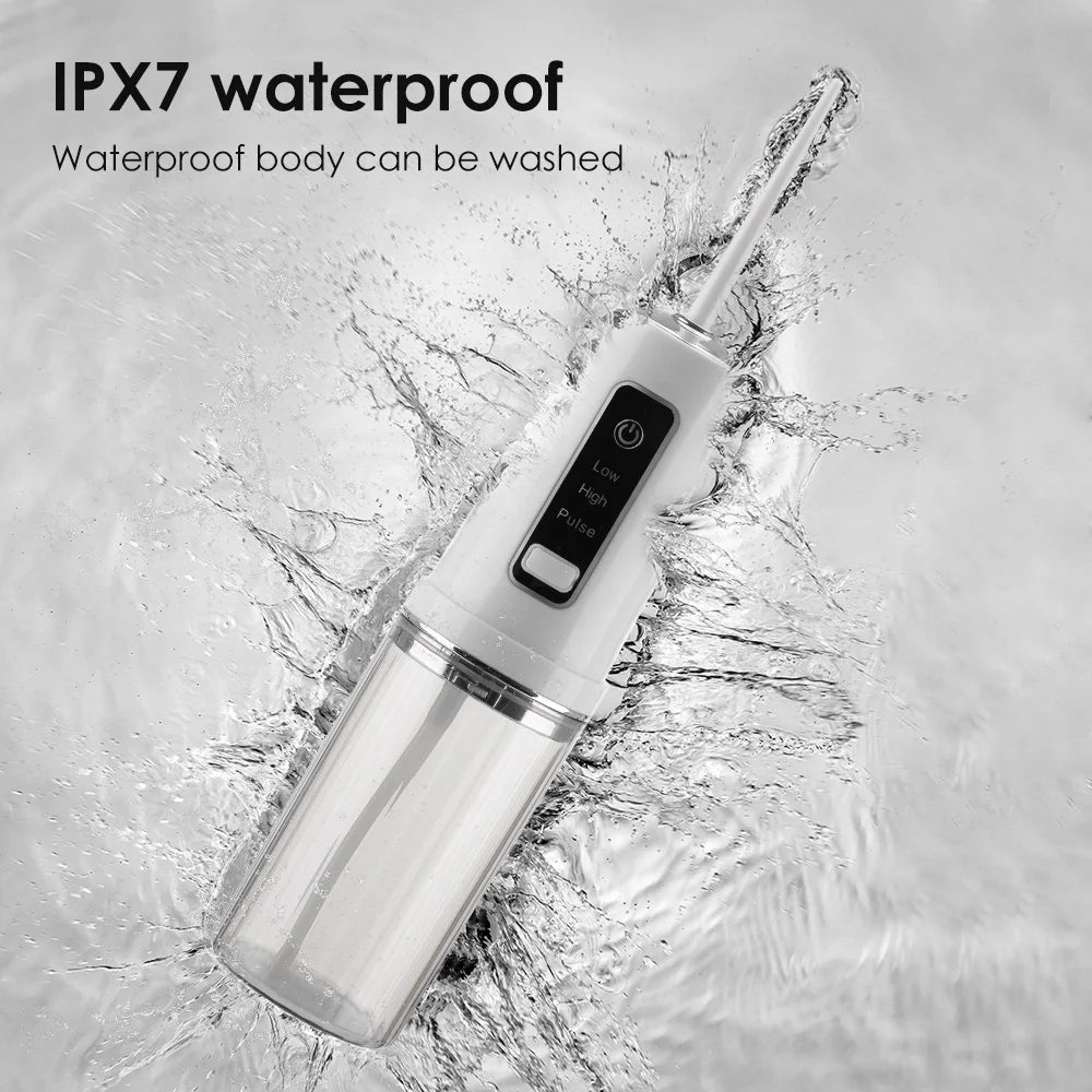 Teeth Oral Irrigator Portable Mouth Washing Machine Interdental Cleaning Irrigator USB Oral Teeth Dental Water Flosser