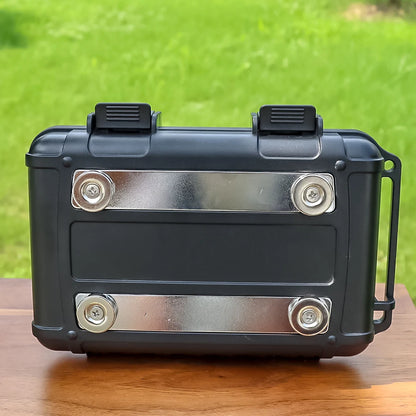 HONEYPUFF Sealed storage box storage tank with strong magnet UV protection storage tube Portable Car Organizer Car Storage Box