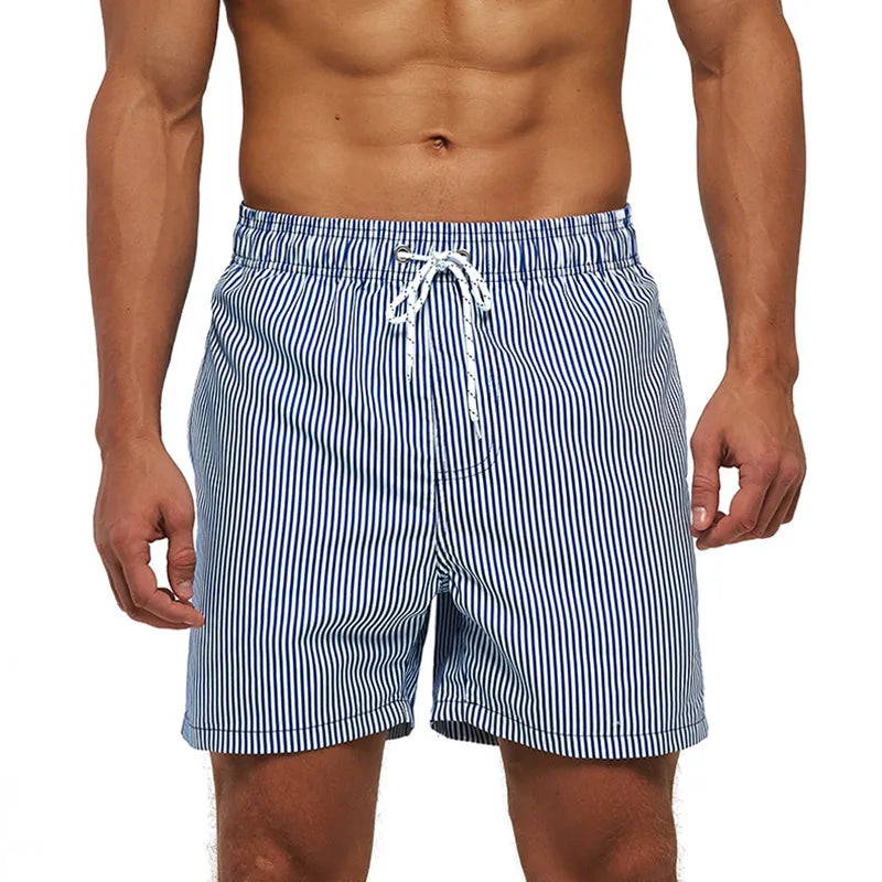 Escatch 2026 Summer New Mens Shorts Polyester Quick Dry Board Mesh Liner Side Pockets Run Gym Swimsuit Surf Swim Trunks For Man