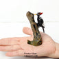 Simulated Bald Eagle Owl pelican Parrot Swan Birds Hand Painted Model Toy Figurine for Kids' Collection Science Educational Toys