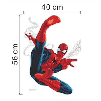 Spiderman 3D Wall Stickers Cartoon Super Heroes Self Adhesive Decorations for Kids Room Home Bedroom Movie Theme Room Decor