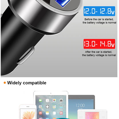Car Charger Splitter Cigarette Lighter Socket Fast Charger on USB For Citroen C4 C5 C3 Ford Focus 2 3 4 Fiesta Mondeo Kuga