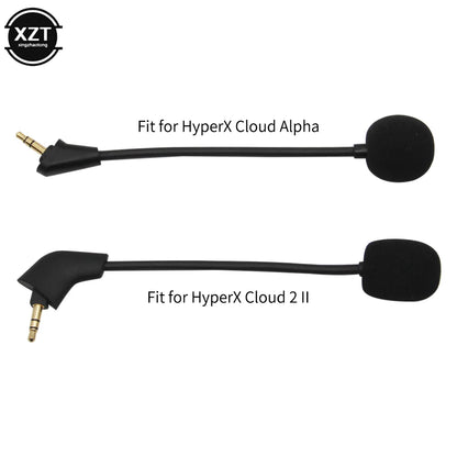 New 3.5mm Headphone Microphone for Kingston HyperX Cloud 2 II X Core Pro Silver Cloud Accessories Gaming Headsets Mic Microphone