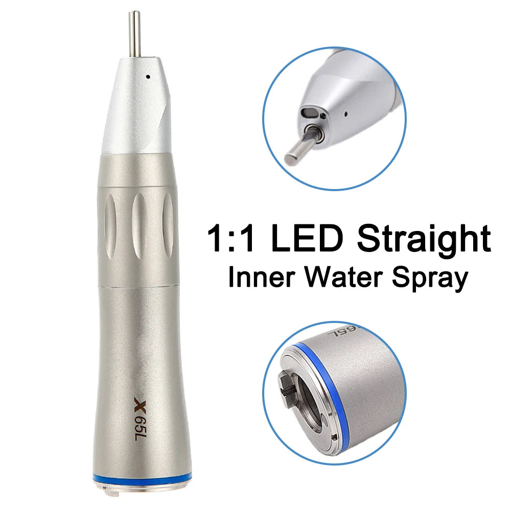 dentistry Contra Angle Low Speed Handpiece 1:1/1:5/20:1 Fiber Optic Straight Contra Angle X25L/X95L Style Air Turbine  dental