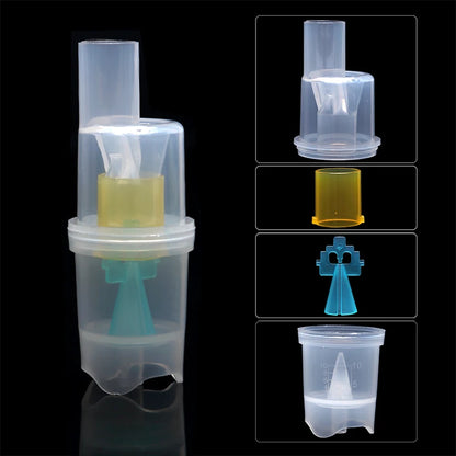 New 10ml Nebulizer Nhaler Parts Atomized Cup Inhaler Compressor Part Spray Injector Parts for Adult Child Family
