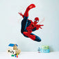 Spiderman 3D Wall Stickers Cartoon Super Heroes Self Adhesive Decorations for Kids Room Home Bedroom Movie Theme Room Decor