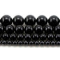 Natural Black Tourmaline AAA Quality Loose Stone Beads 4/6/8/10MM 15Inch For Jewerly DIY Making Bracelet Necklace