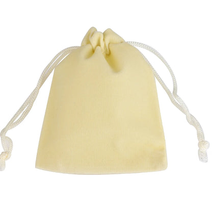 25/50pcs/Lot Golden Color Edge Velvet Jewelry Gift Bag 5x7 7x9 9x12cm Drawstring Wedding Display Sweets Packing Bag Wholesale