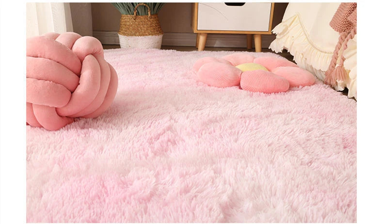 Washable Long Hair Carpet Living Room Coffee Table Fluffy Large Rugs 160x230 Girl Bedroom Thick Carpets In Door Non-slip Mats
