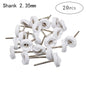 2.35/3mm Shank 40 Pieces Muslin Polishing Buffing Wheel Buffs Set Fits Dremel Rotary Tools