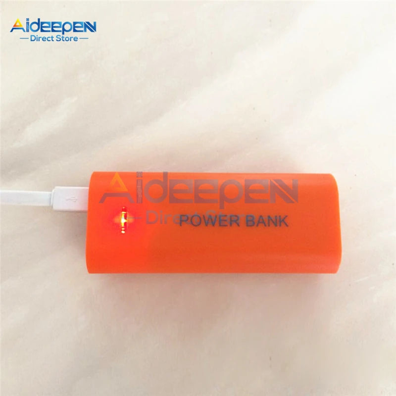 5600mAh 2X 18650 USB Power Bank Battery Charger Case DIY Box For iPhone For Smart Phone MP3 Electronic Mobile Charging DC 5V 1A